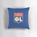 Olympique Lyonnais soccer team logo on a plush, comfortable pillow