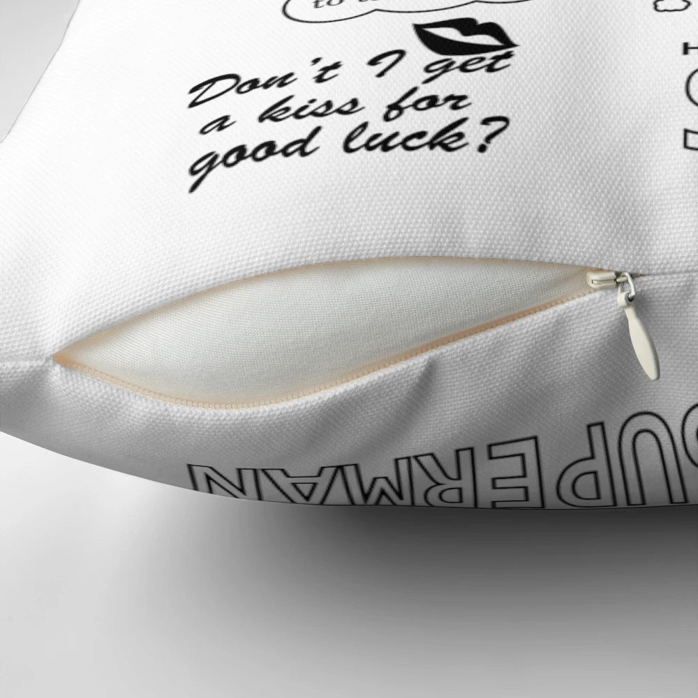 Pillow featuring inspirational quotes from the Heroes of Olympus book series