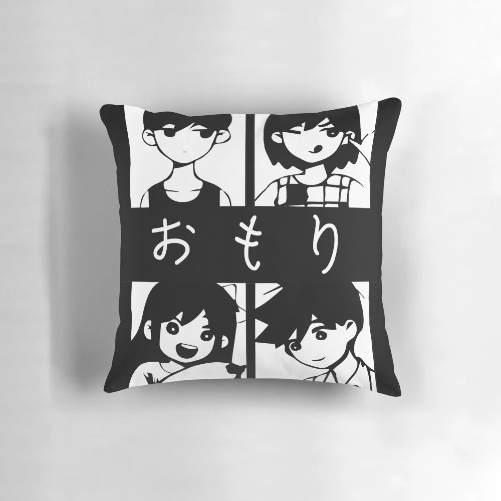 Omori Kel Aubrey Hero Classic T-Shirt Pillow featuring the beloved characters from the popular video game