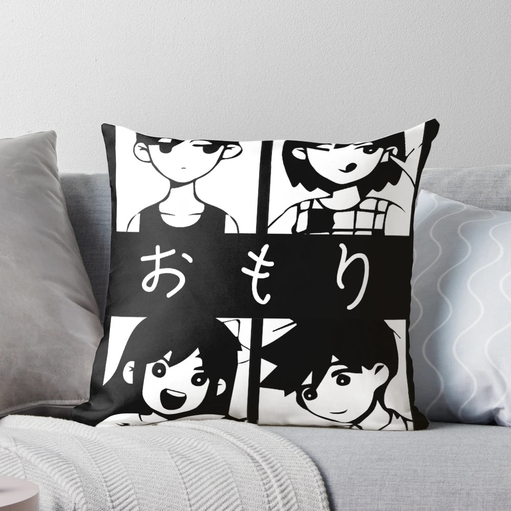 Omori Kel Aubrey Hero Classic T-Shirt Pillow featuring the beloved characters from the popular video game