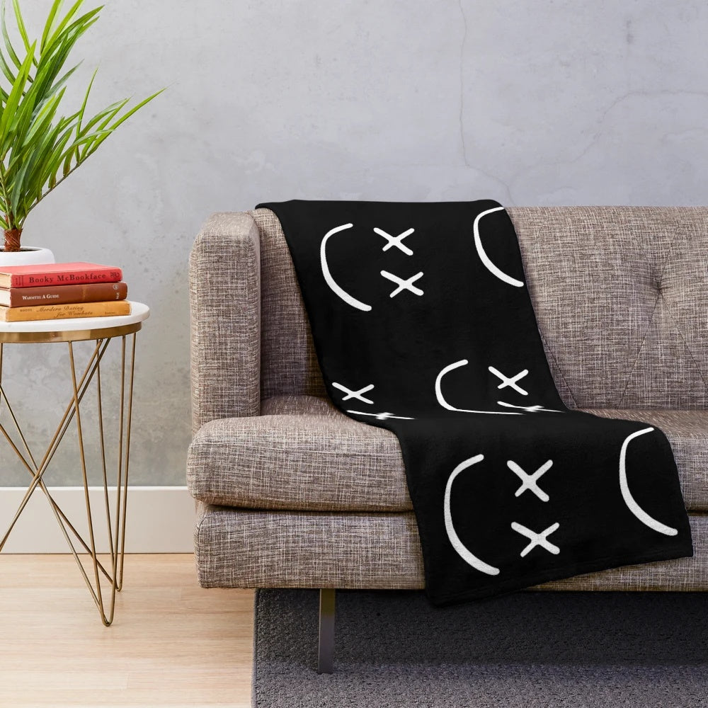 One Direction inspired plush blanket featuring Louis Tomlinson's band logo