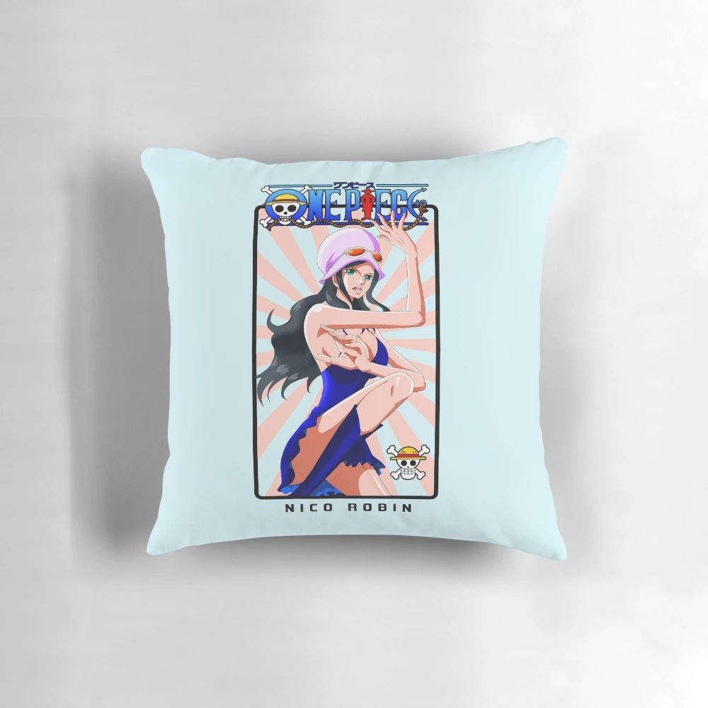 Soft and comfortable Robin pillow from the One Piece anime series