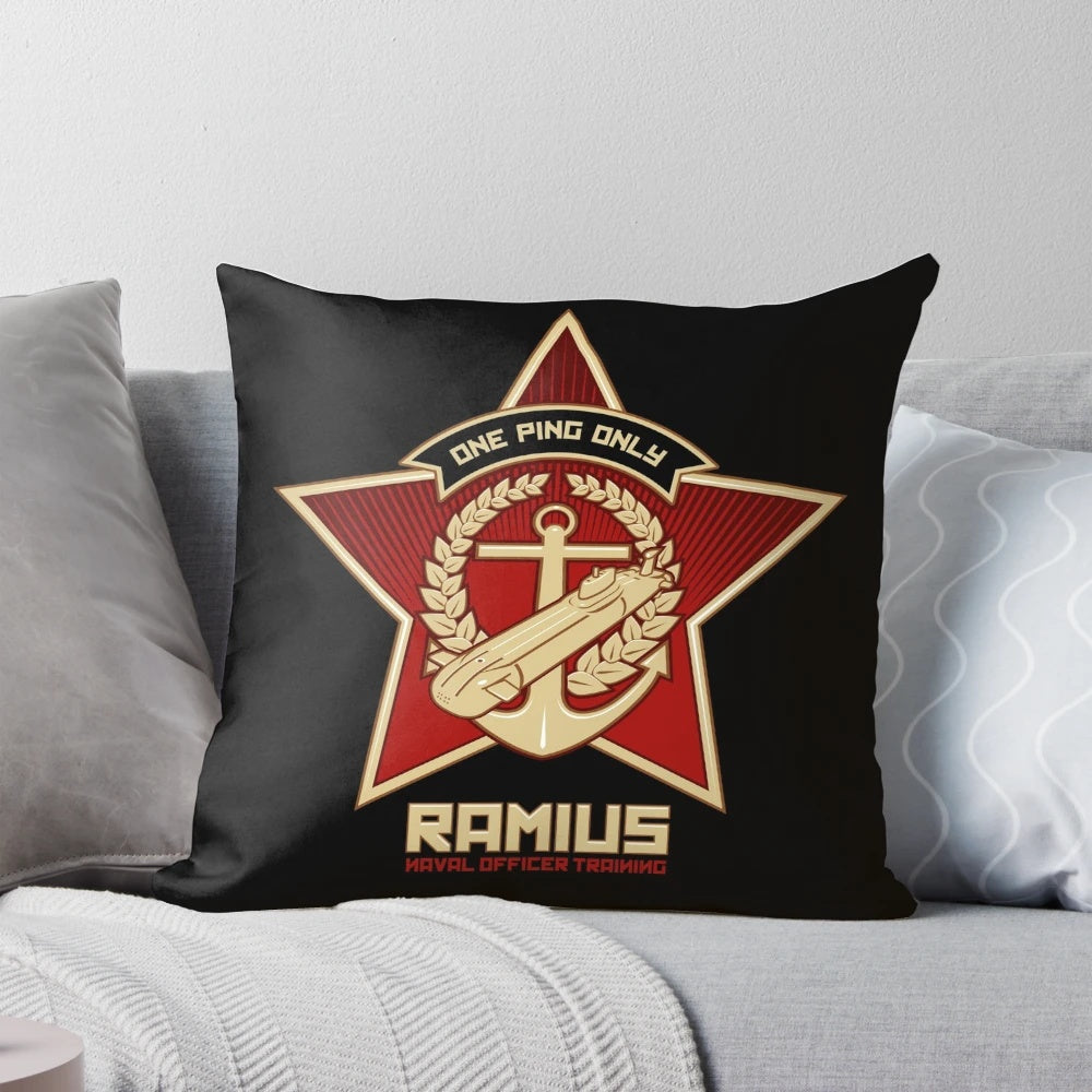 One Ping Only - A Retro-Inspired Tom Clancy Submarine Pillow