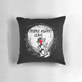 One Tree Hill inspired 'People Always Leave' pillow featuring Peyton Sawyer, Brooke Davis, and other characters