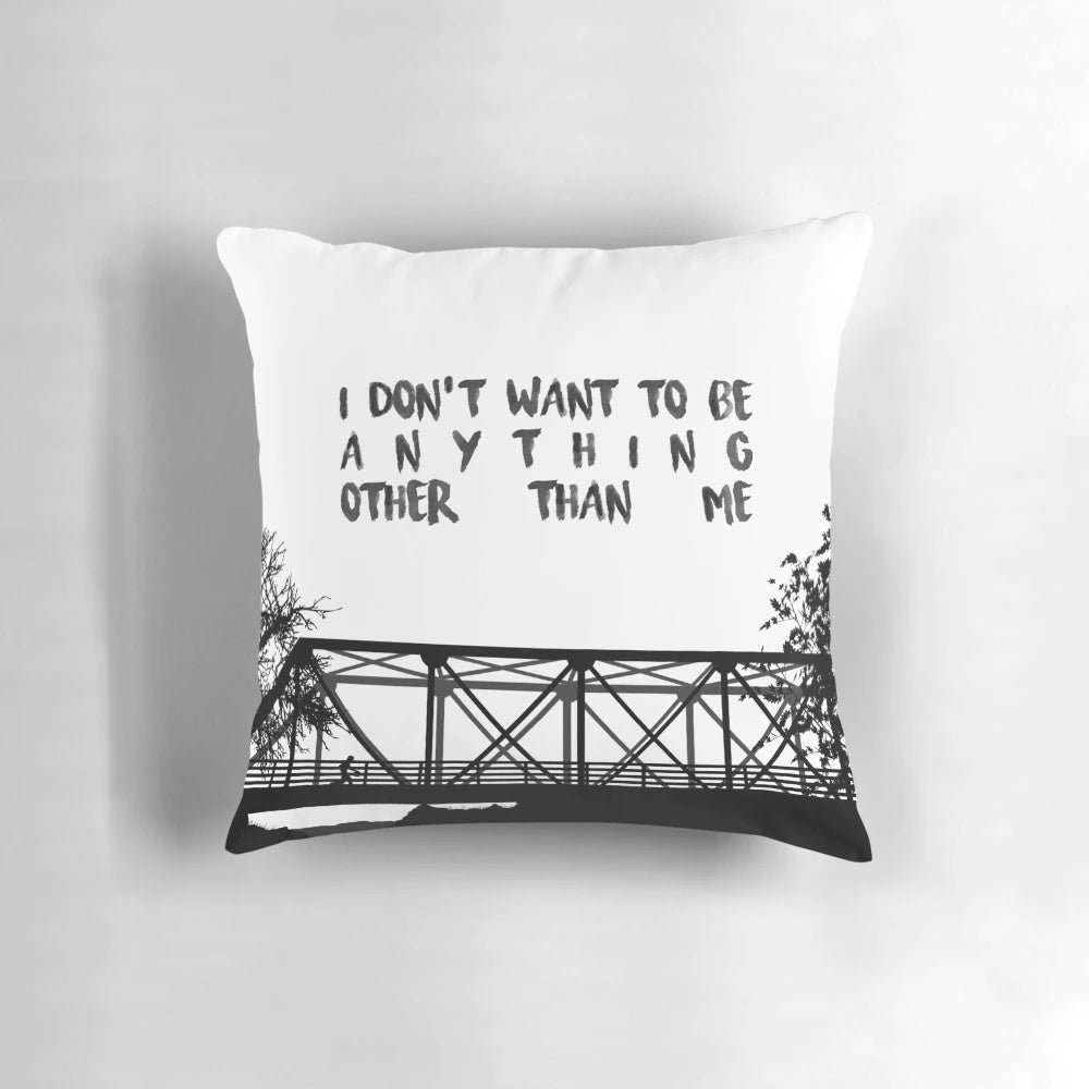 "I Don't Want to Be" inspired One Tree Hill fan art pillow