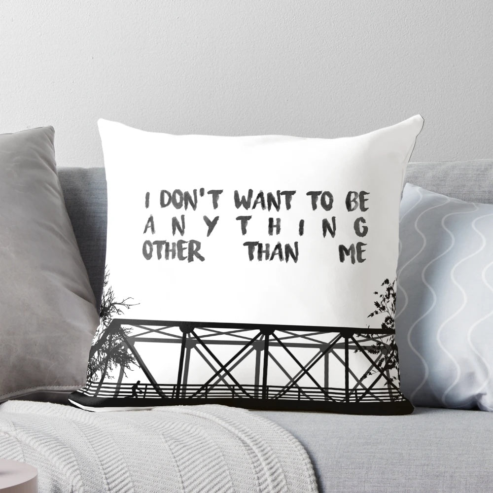 "I Don't Want to Be" inspired One Tree Hill fan art pillow