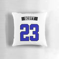 Soft, plush pillow featuring the iconic Nathan Scott #23 jersey from the TV show One Tree Hill