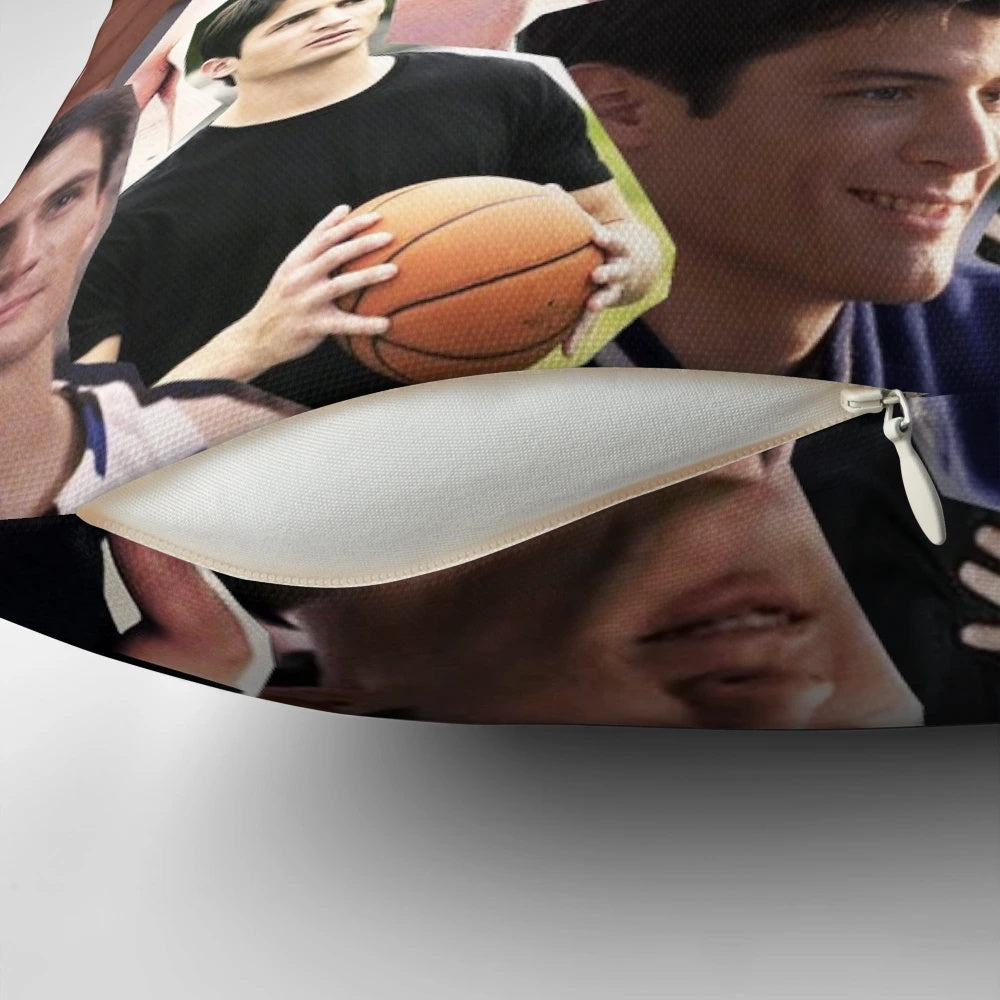 One Tree Hill Nathan Scott Collage Throw Pillow