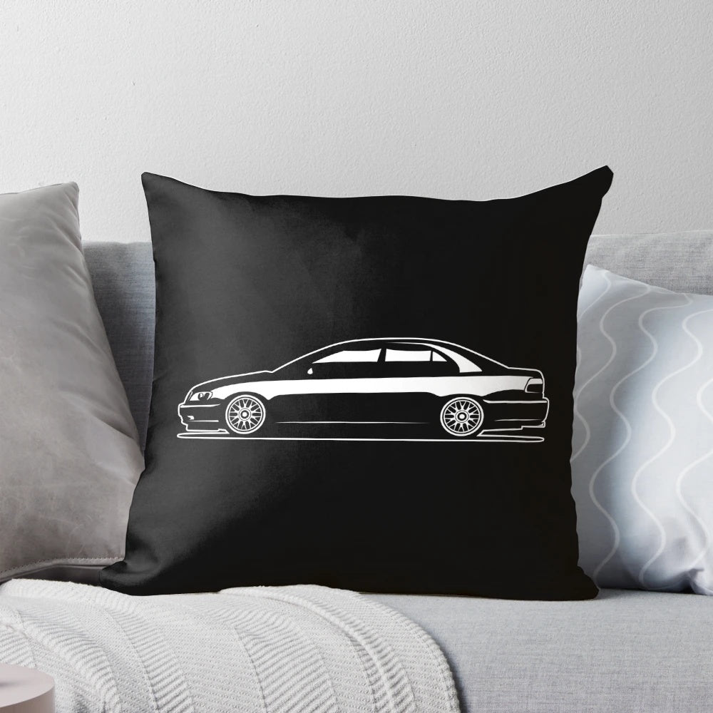 Opel Omega B Side Artwork Pillow with Vibrant Design
