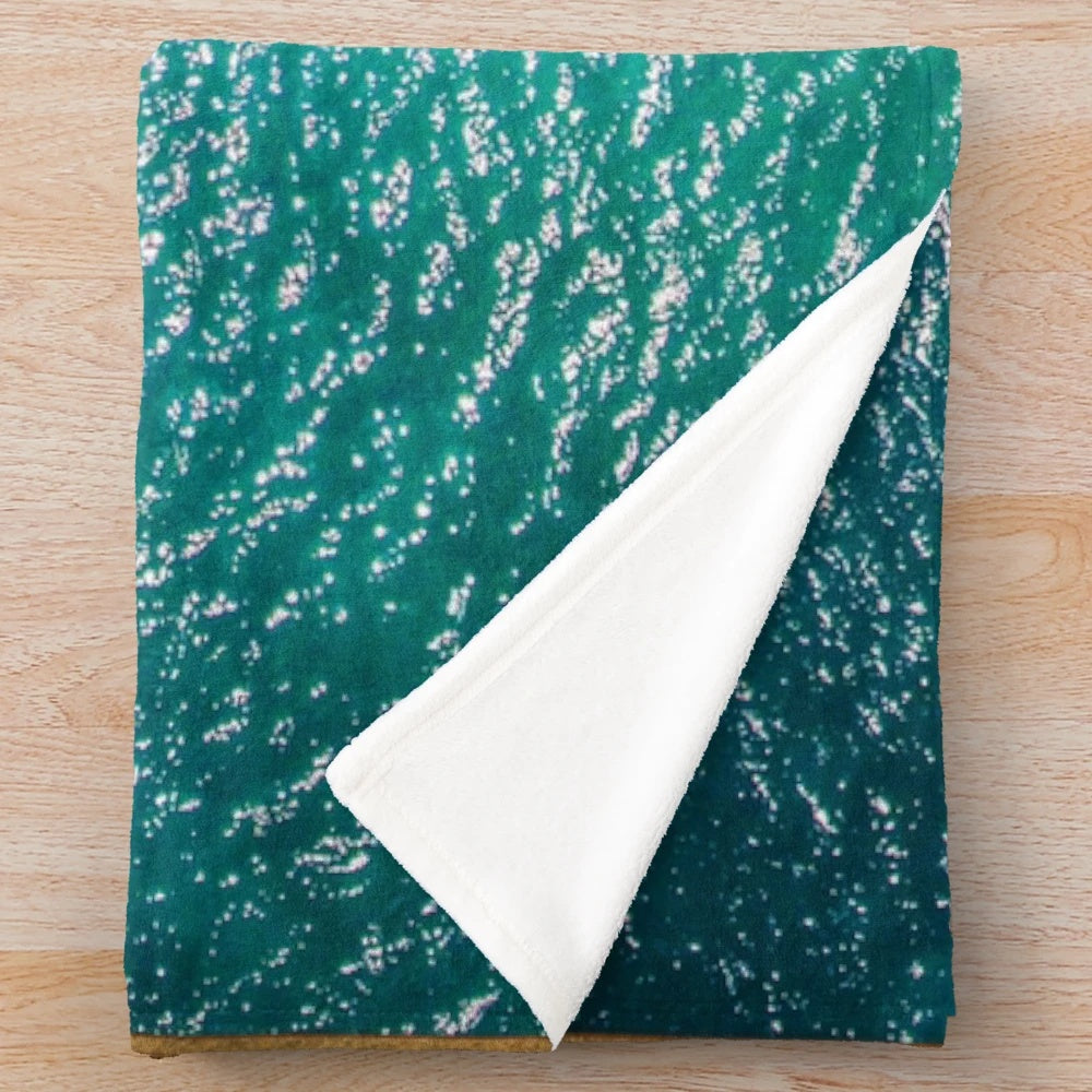 Open ocean battle map plush blanket for tabletop RPG and naval wargaming