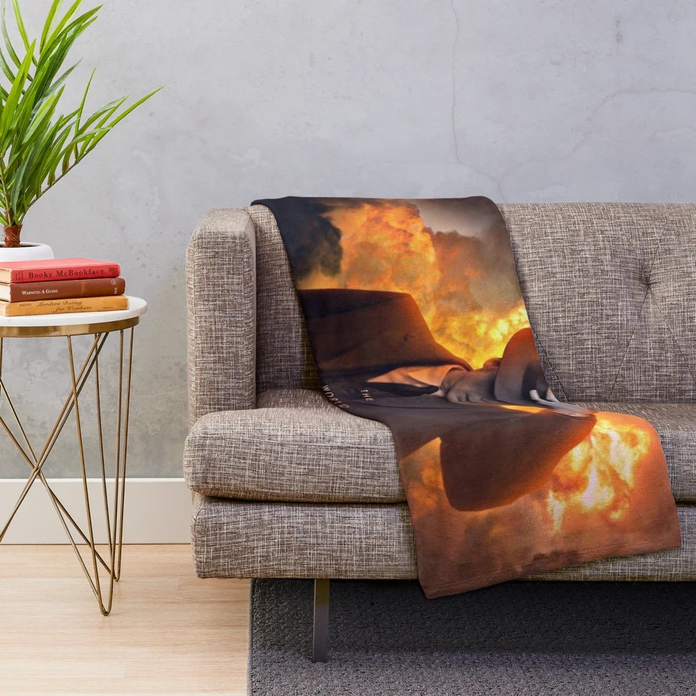 Oppenheimer 2023 movie inspired plush blanket
