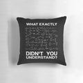 Organic Chemistry Chemist Gift Pillow with Equations
