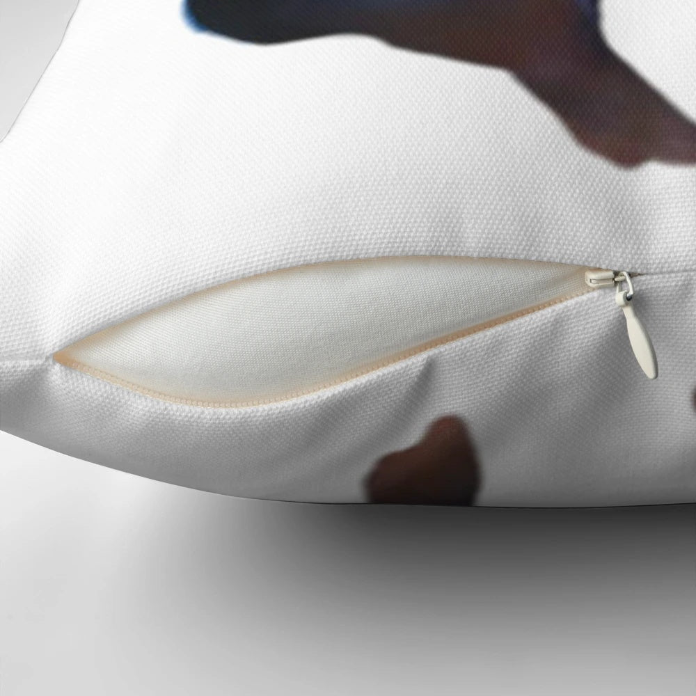 Ori and the Blind Forest art Pillow featuring the main character Ori and the forest environment from the video game