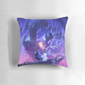 Ori and the Will of the Wisps Pillow featuring the character Ori in a beautiful, light burst design.