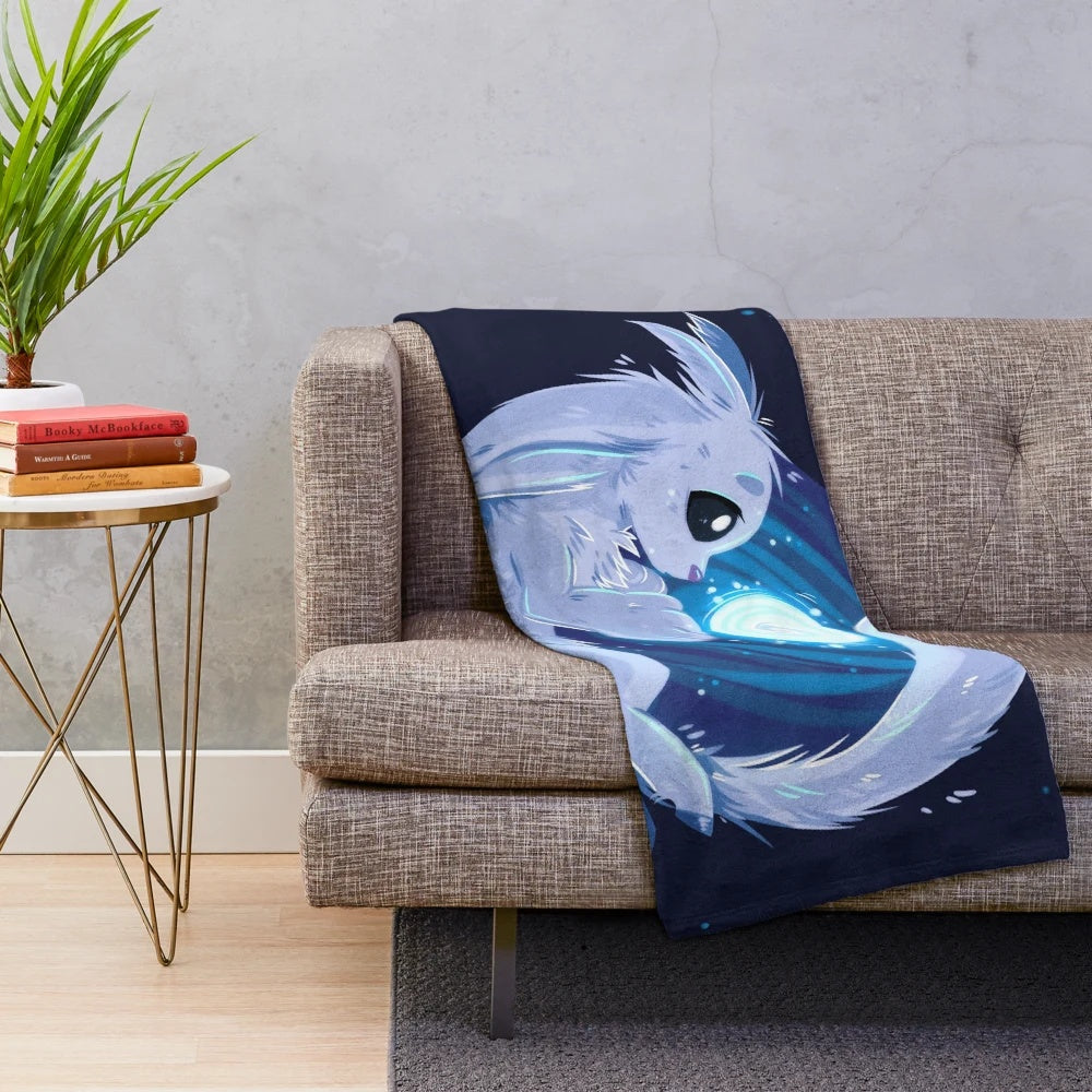 Ori-Inspired Plush Blanket with Cute and Cozy Design