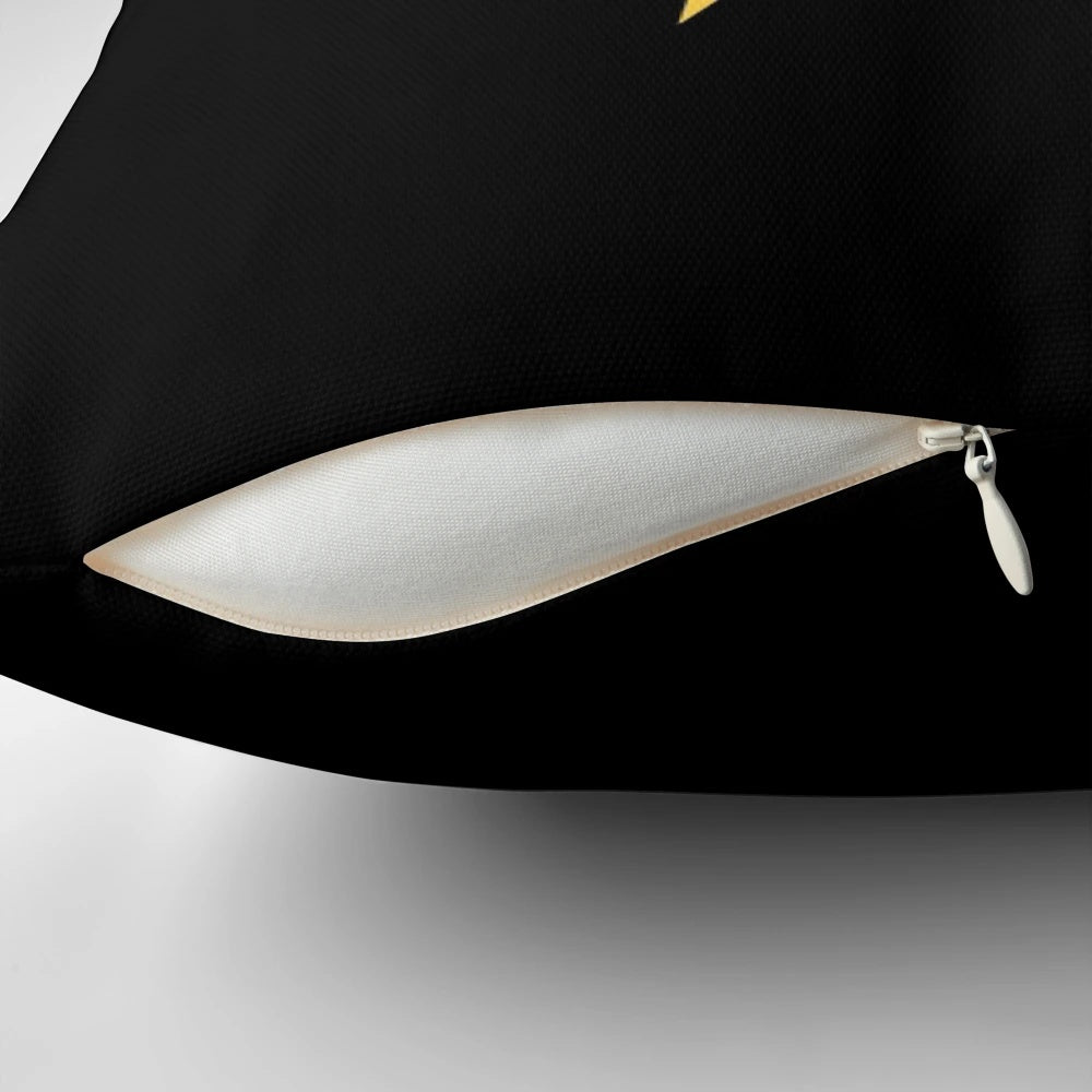 Pillow featuring an origami unicorn design inspired by the Blade Runner movie.