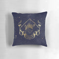 Orilium blue decorative pillow with soft, plush fabric