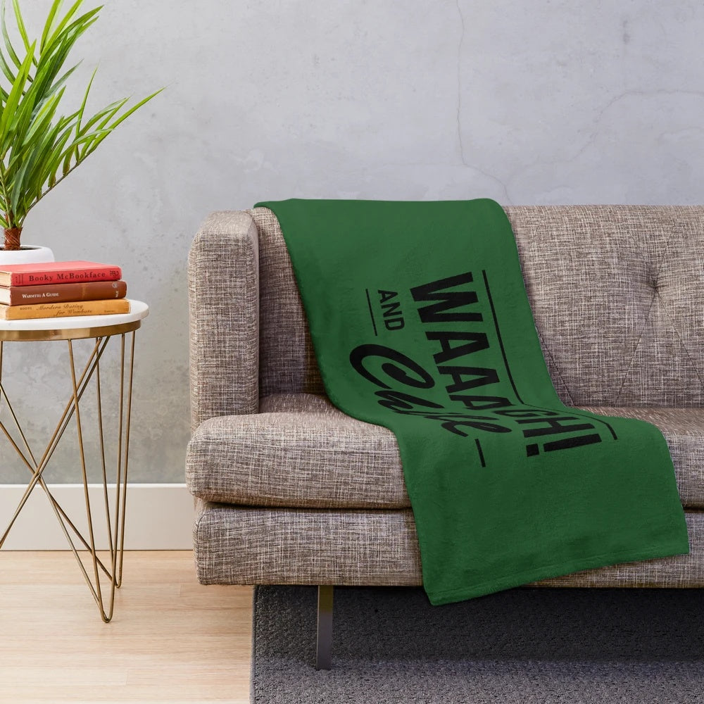 Cozy Warhammer 40k Ork Waaagh! Plush Blanket