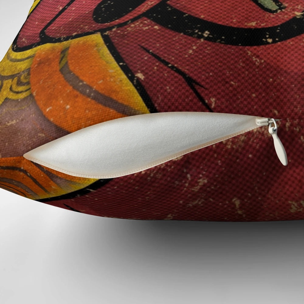 Decorative pillow featuring Orko, the magical imp from the Masters of the Universe franchise