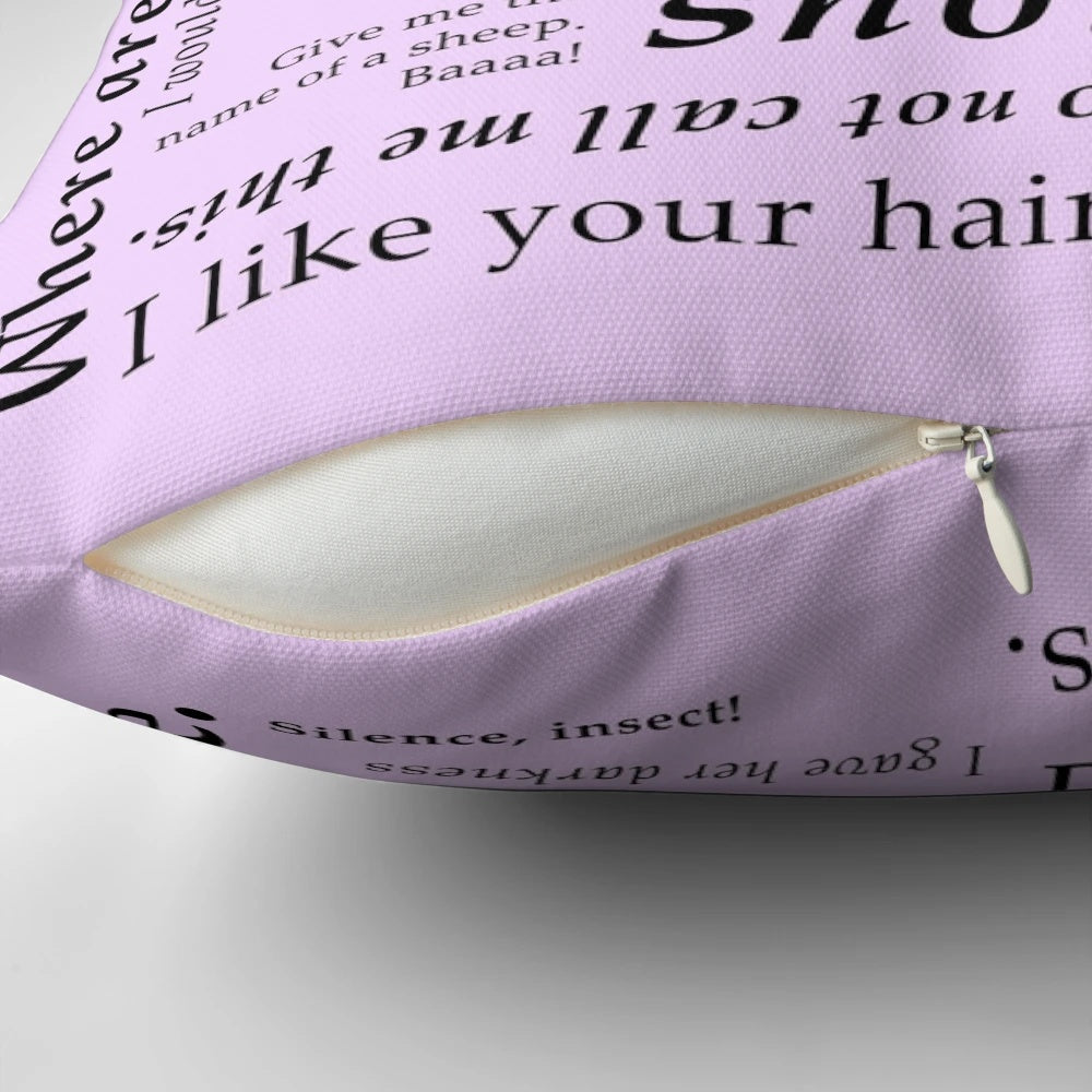 Orphan Black Inspired Helena Quotes Throw Pillow