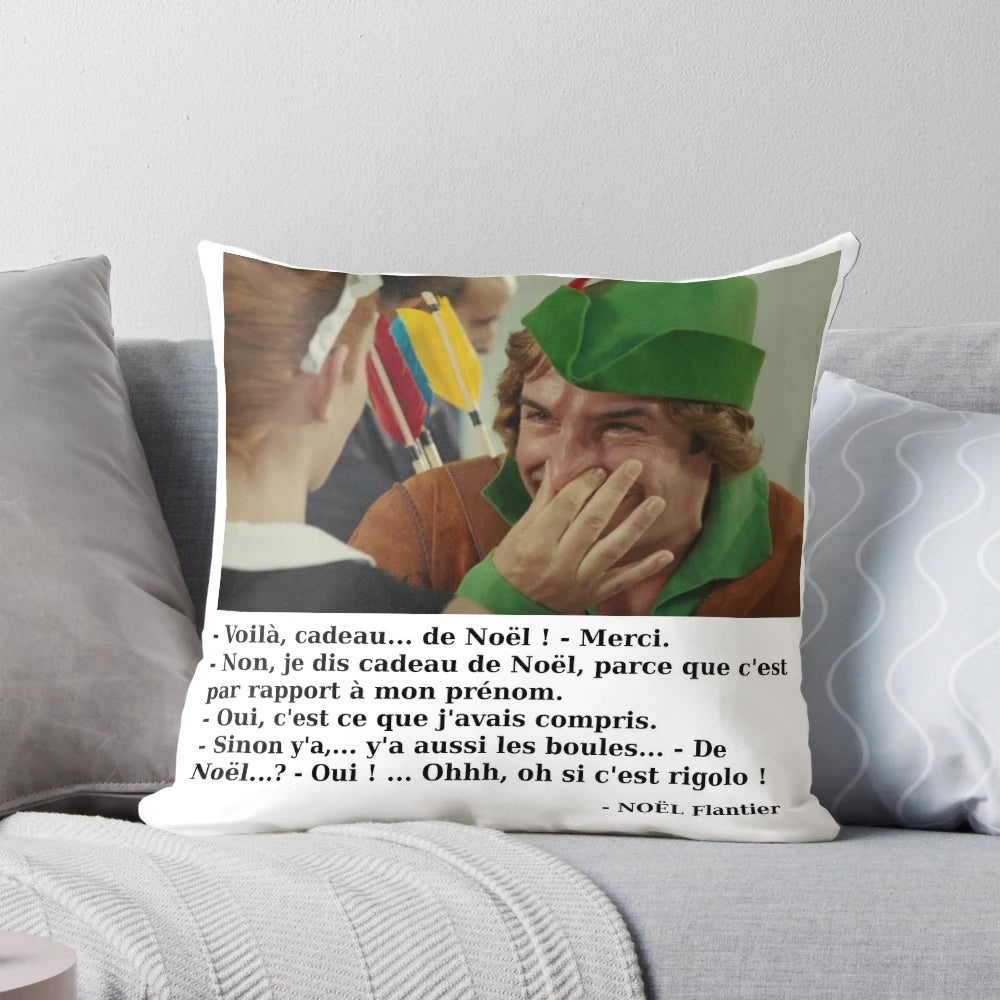 Oss 117 Christmas Gift Pillow - A Replica of the Iconic French Film Character