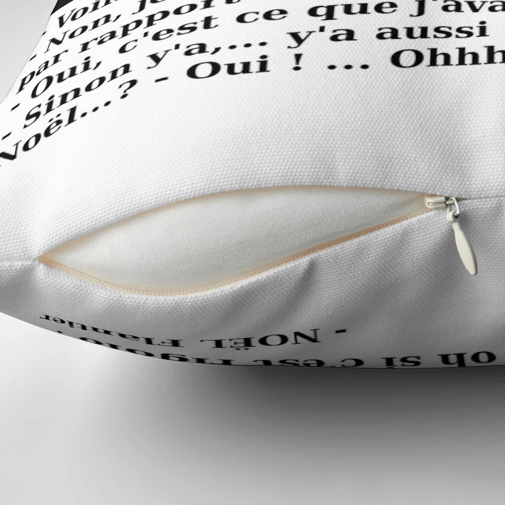Oss 117 Christmas Gift Pillow - A Replica of the Iconic French Film Character