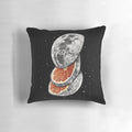 Unique and vibrant pillow featuring a surreal lunar fruit design, perfect for sci-fi and space lovers.