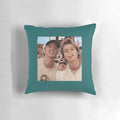 Outer Banks stars Drew Starkey and Rudy Pankow featured on a cozy, high-quality pillow