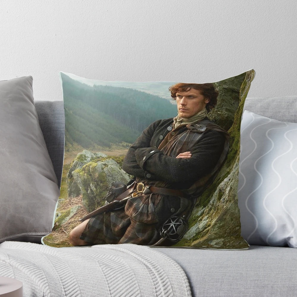 Outlander Jamie Fraser Scottish Soldier Landowner Pillow