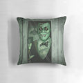 Outlast-inspired pillow with Eddie Gluskin's face and the Outlast Whistleblower logo