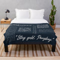 Outsiders Inspired Stay Gold Ponyboy Plush Blanket