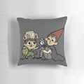 Over the Garden Wall themed pillow featuring characters from the Cartoon Network series