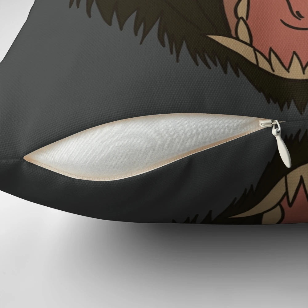 Cozy "You Have Beautiful Eyes!" Pillow featuring the iconic characters from the cartoon "Over the Garden Wall