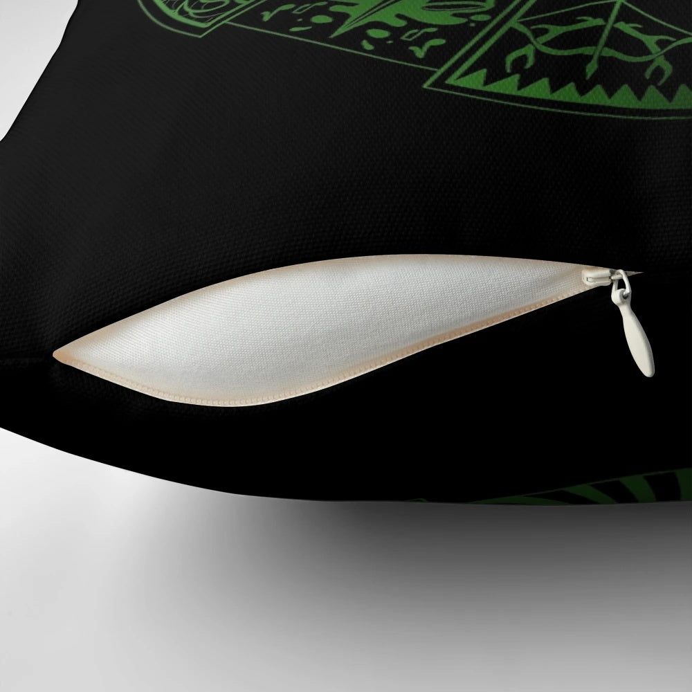 Soft and comforting pillow with a fear wheel design to help alleviate anxiety and stress