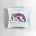 Soft, plush gemstone dragon pillow for mental health and self-care