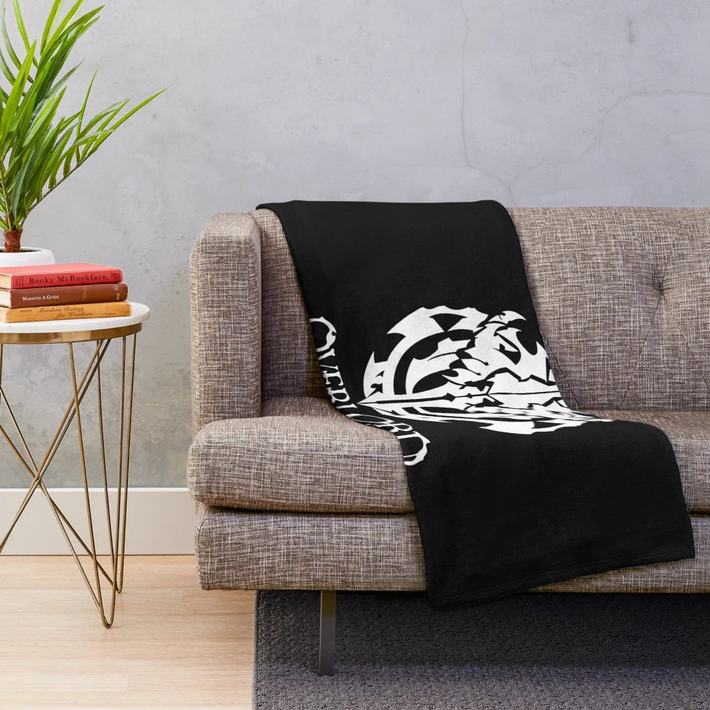 Overlord anime-themed plush blanket