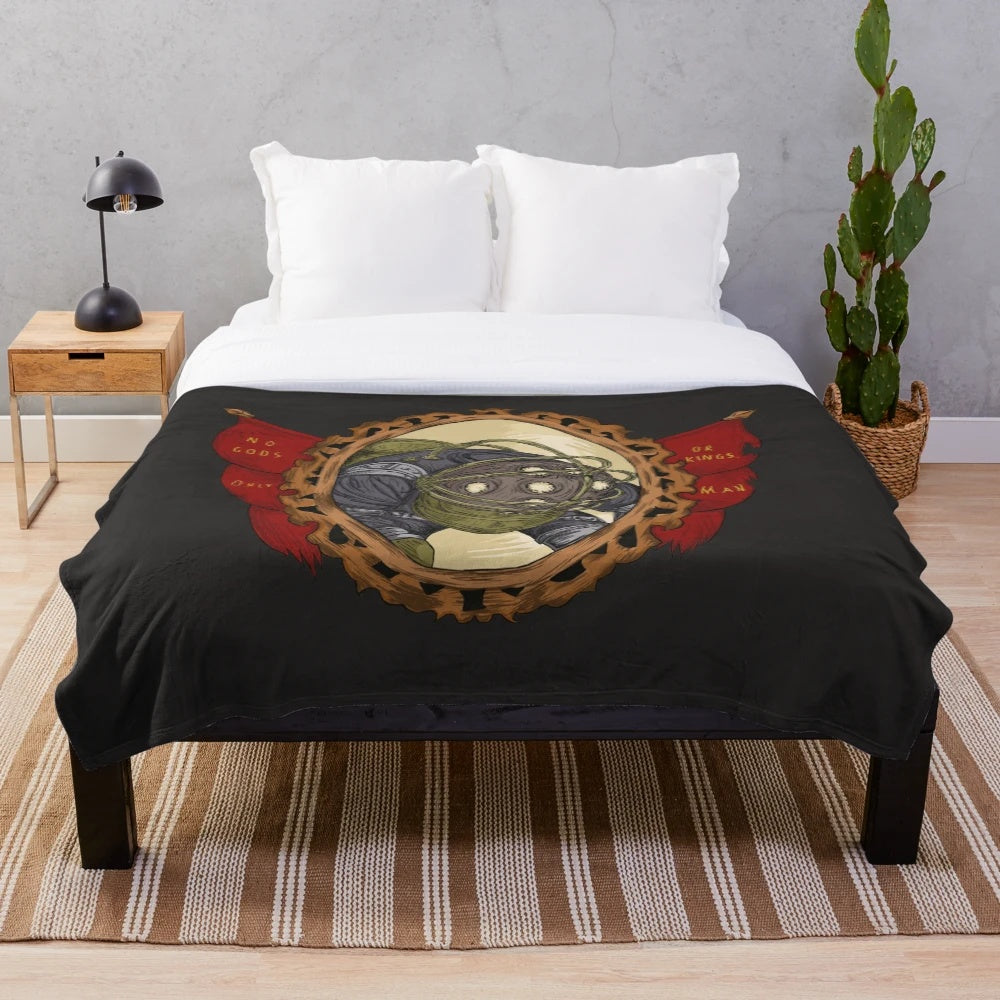 Bioshock-inspired Big Daddy plush blanket