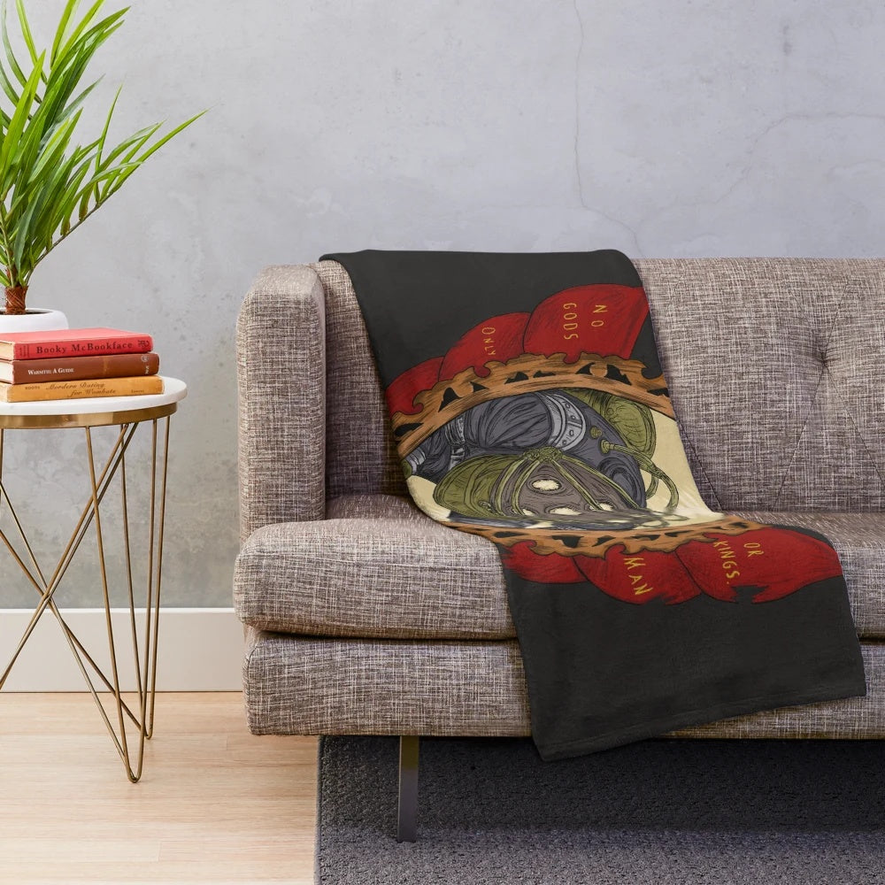 Bioshock-inspired Big Daddy plush blanket