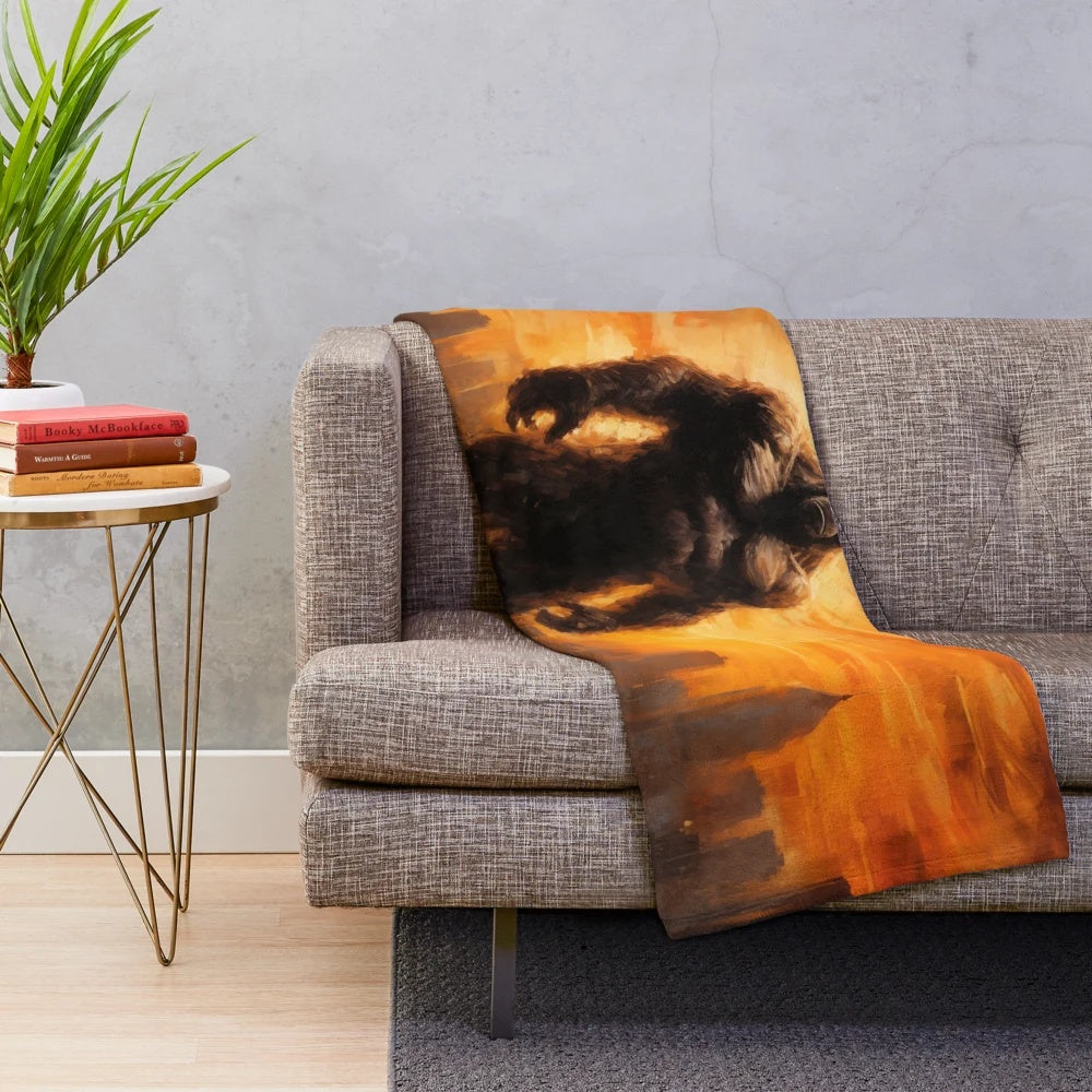King Kong Inspired Plush Blanket
