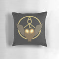 Owlbert The Owl House Light Glyph Pillow, a soft and decorative pillow featuring the beloved character Owlbert from the popular fantasy series.