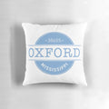 Oxford-Inspired Pillow Featuring University of Mississippi Branding