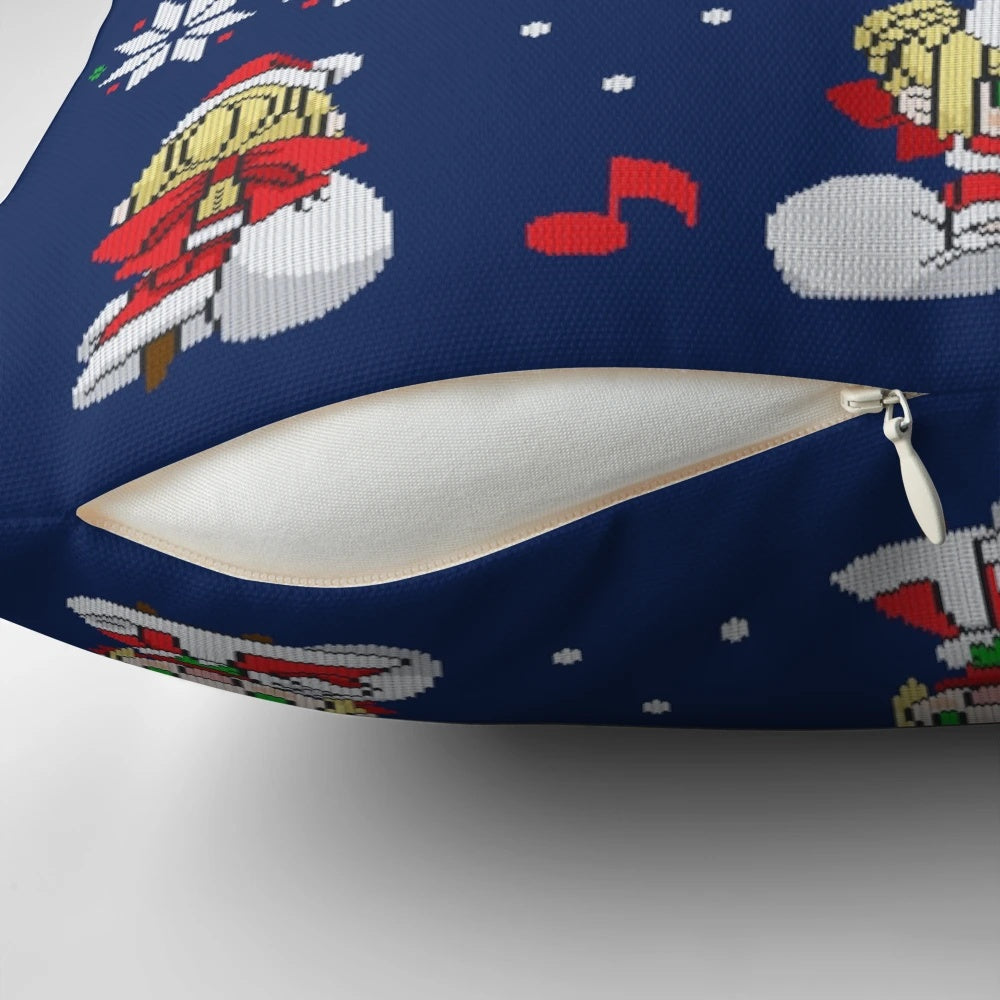 Padoru Padoru anime-inspired pillow featuring characters from the Fate series