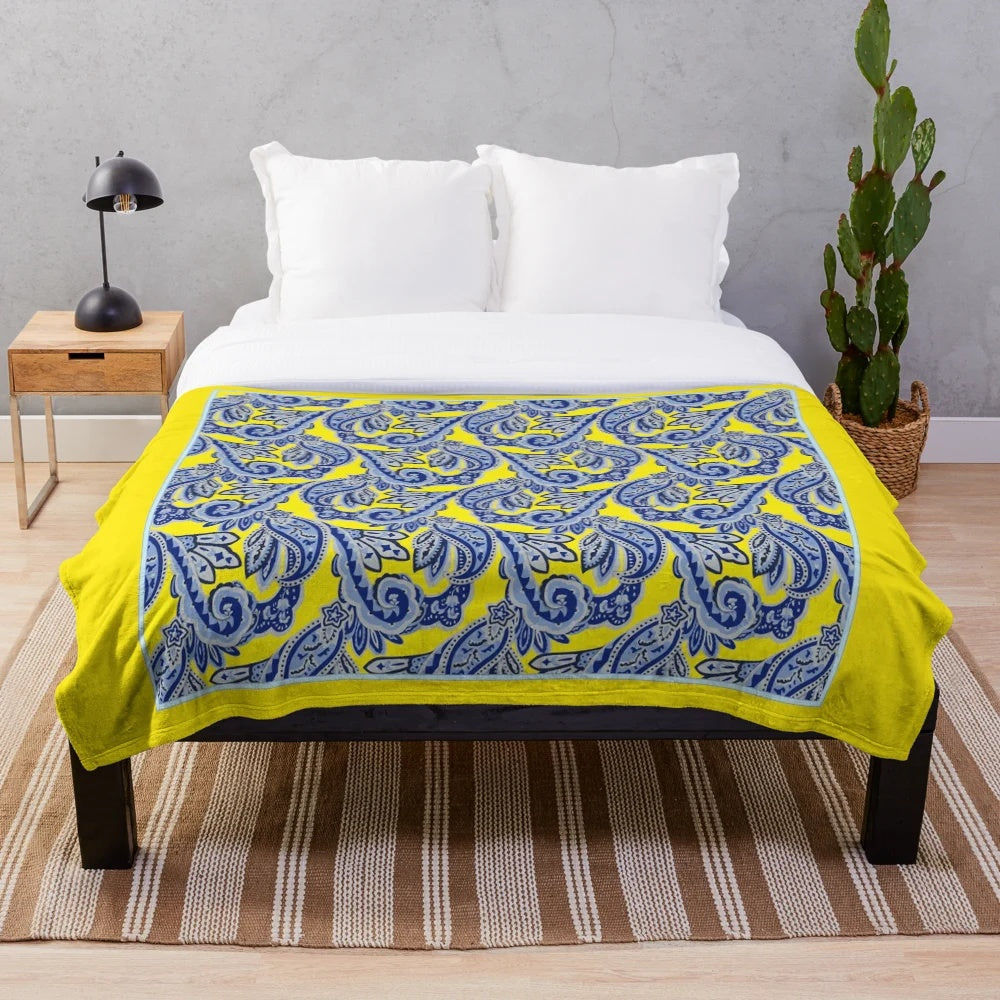 Paisley Plush Blanket featuring Pitch Perfect design