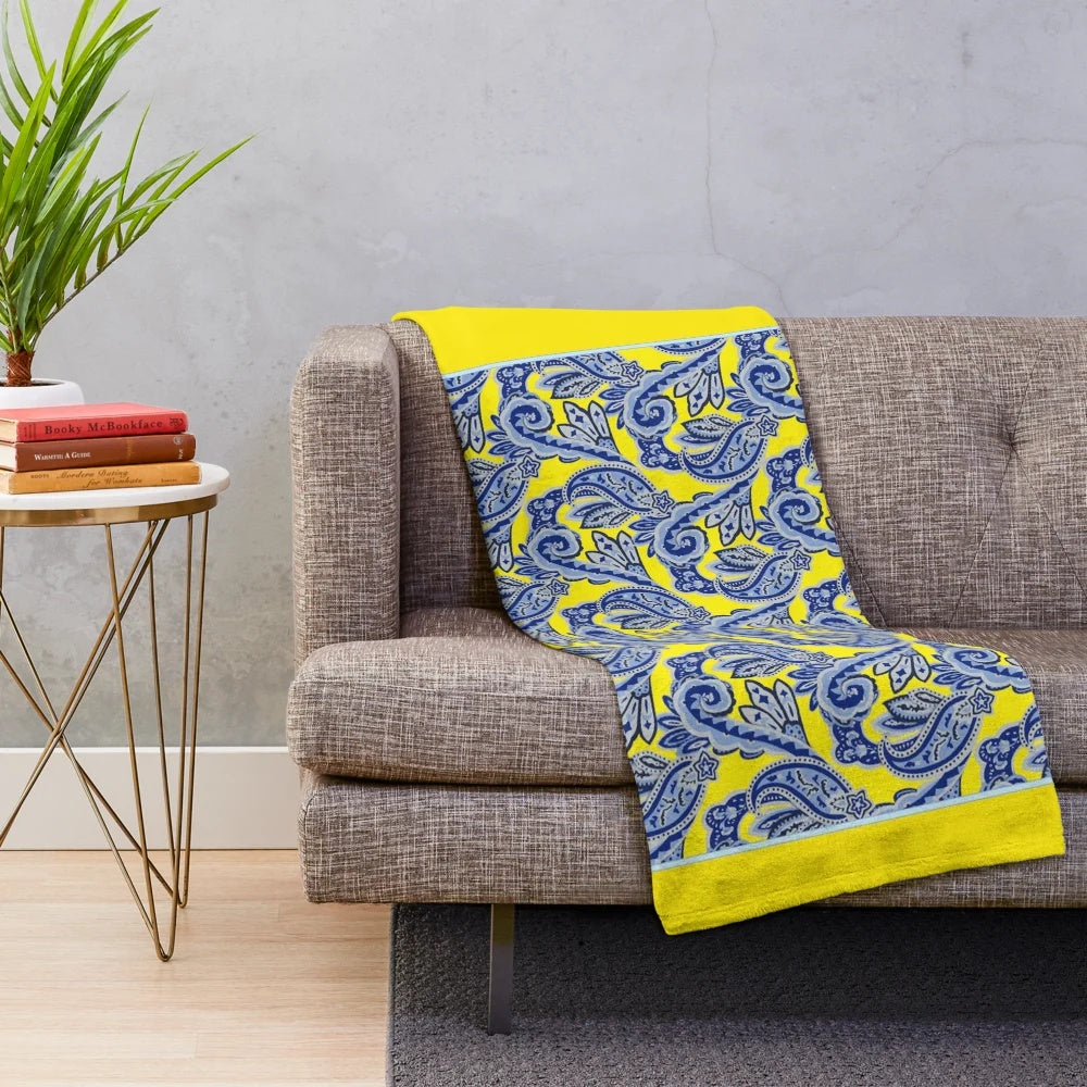 Paisley Plush Blanket featuring Pitch Perfect design