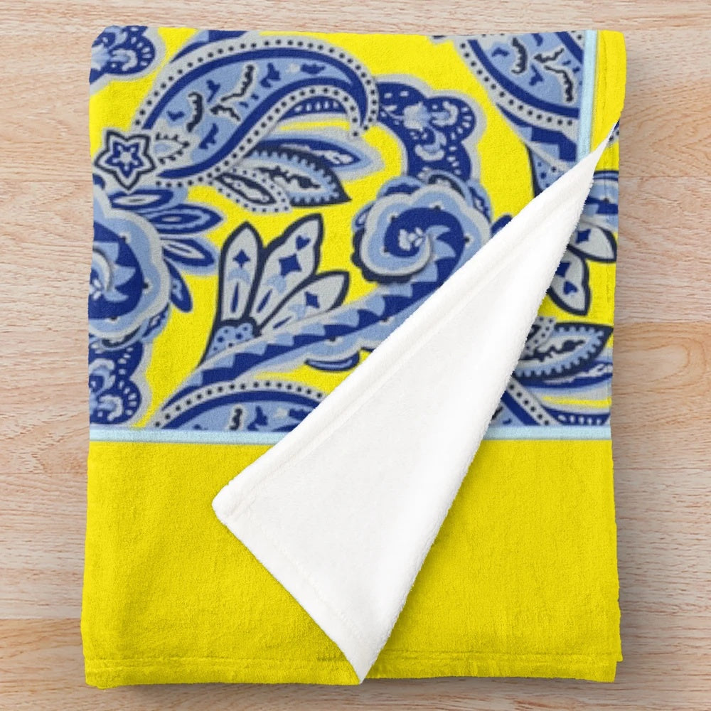 Paisley Plush Blanket featuring Pitch Perfect design