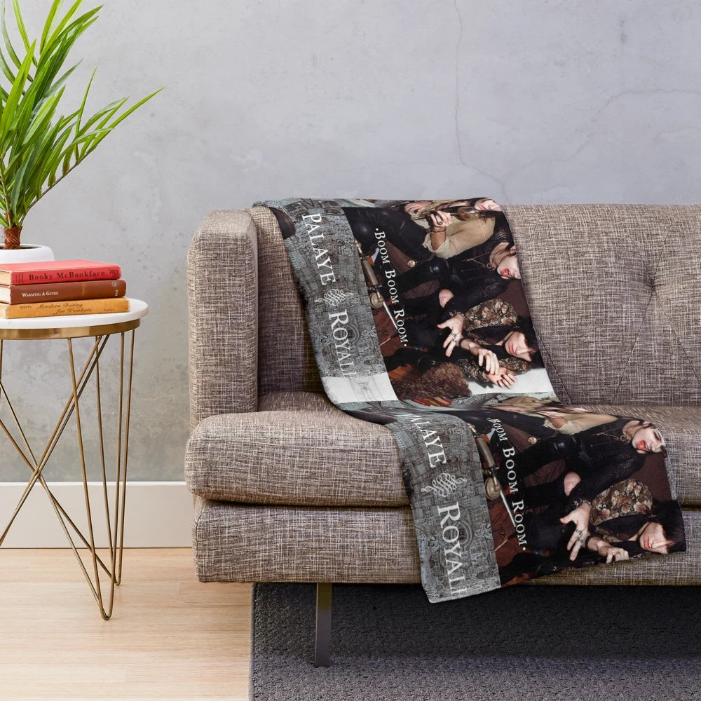 Palaye Royale band logo music plush blanket