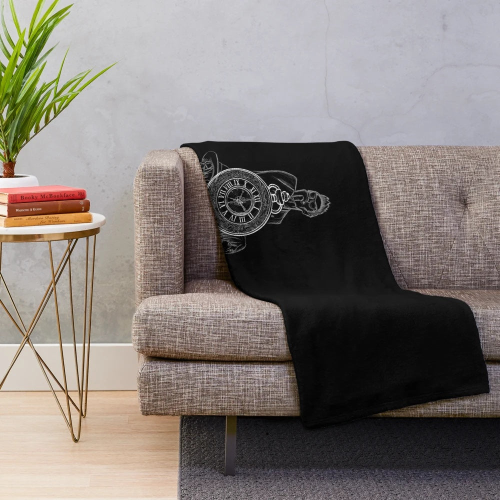 Palaye Royale Inspired Plush Blanket with band members Emerson Barrett, Sebastian Danzig, and Remington Leith