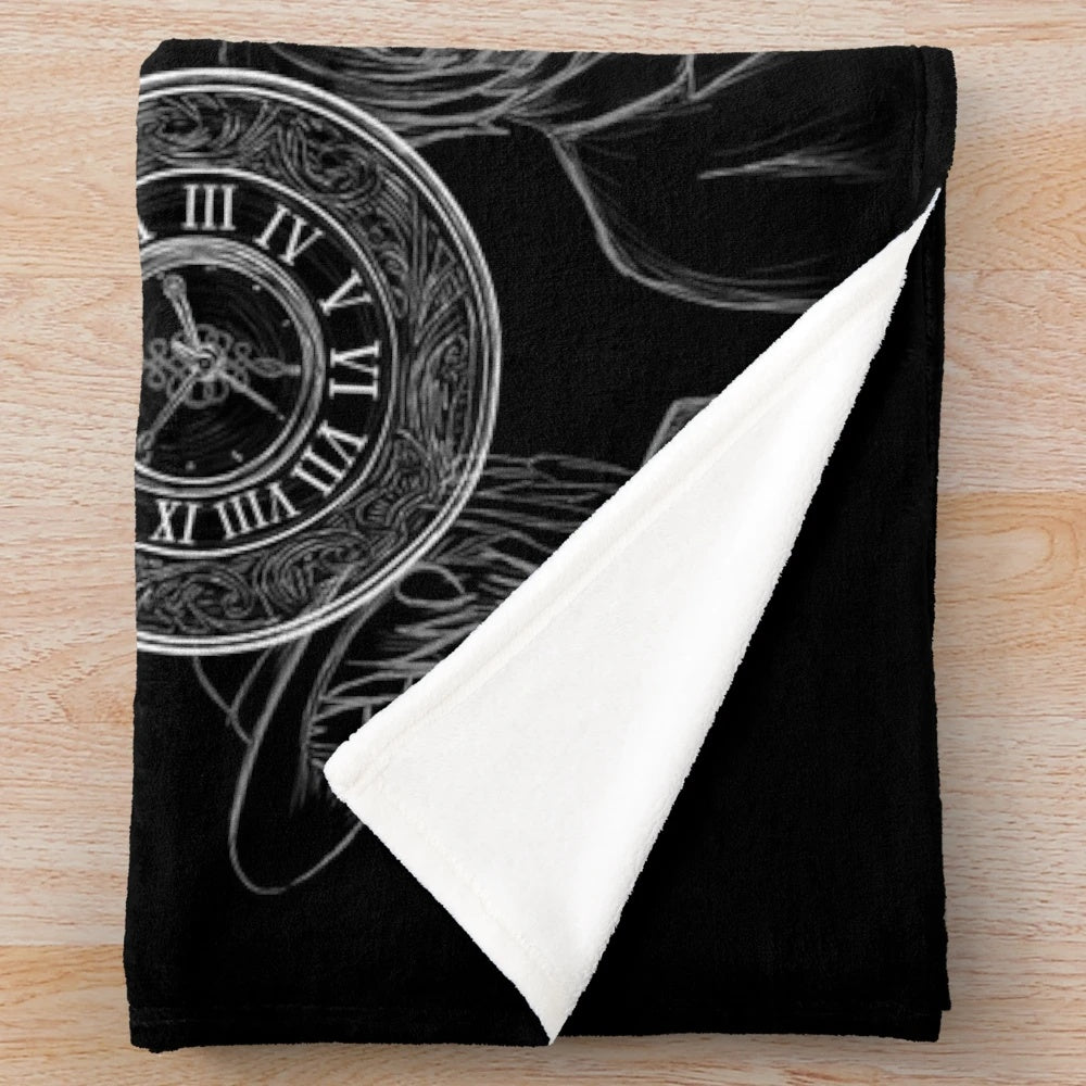 Palaye Royale Inspired Plush Blanket with band members Emerson Barrett, Sebastian Danzig, and Remington Leith