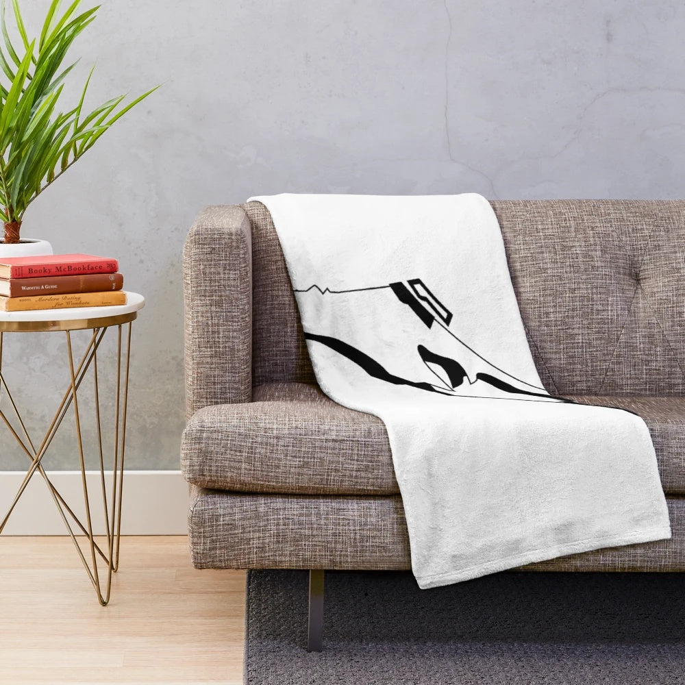 Palestine flag themed plush blanket for home decor and activism