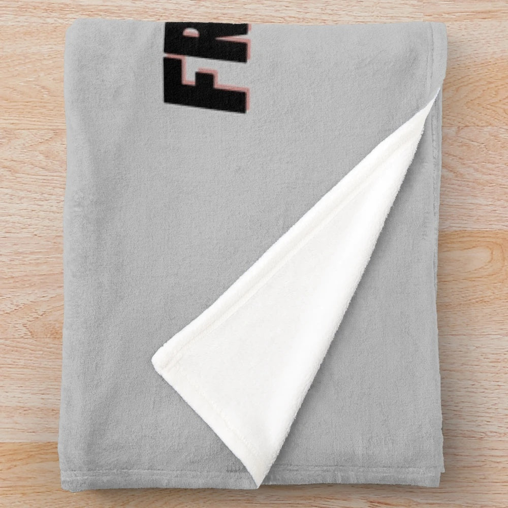 Plush blanket supporting the Palestinian cause and freedom for Palestine